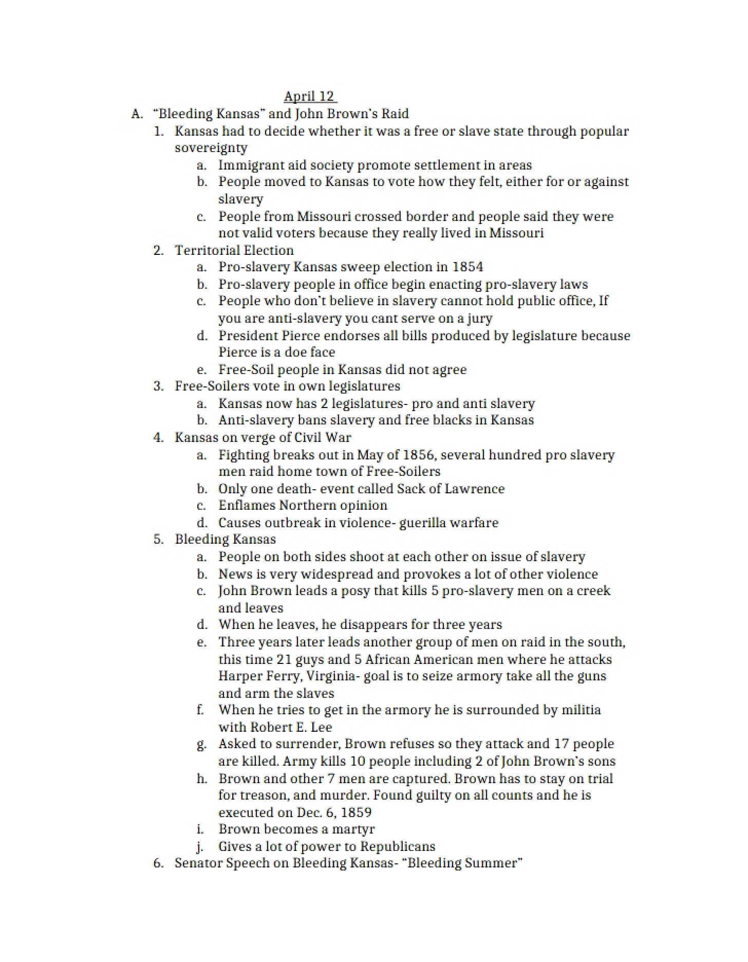 Core Theories Discussed in Class