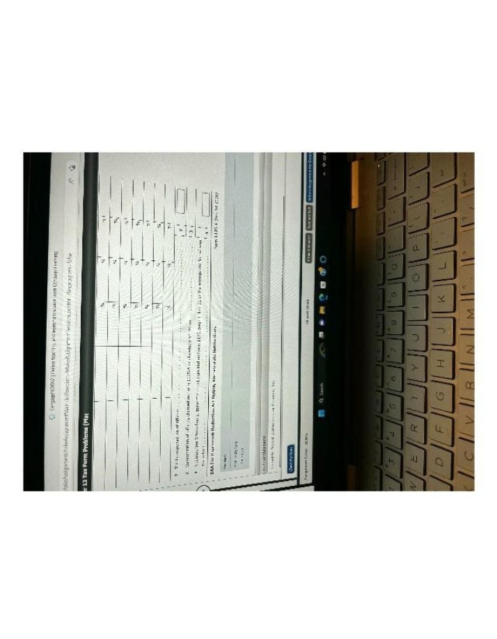 Problems on Tax Forms