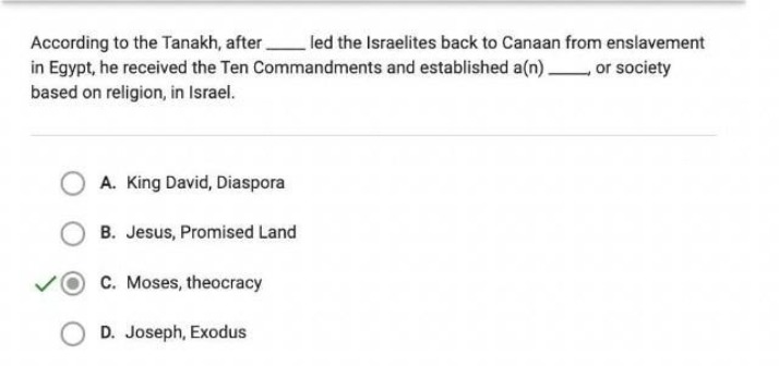 Moses and the Establishment of a Theocratic Society in Israel