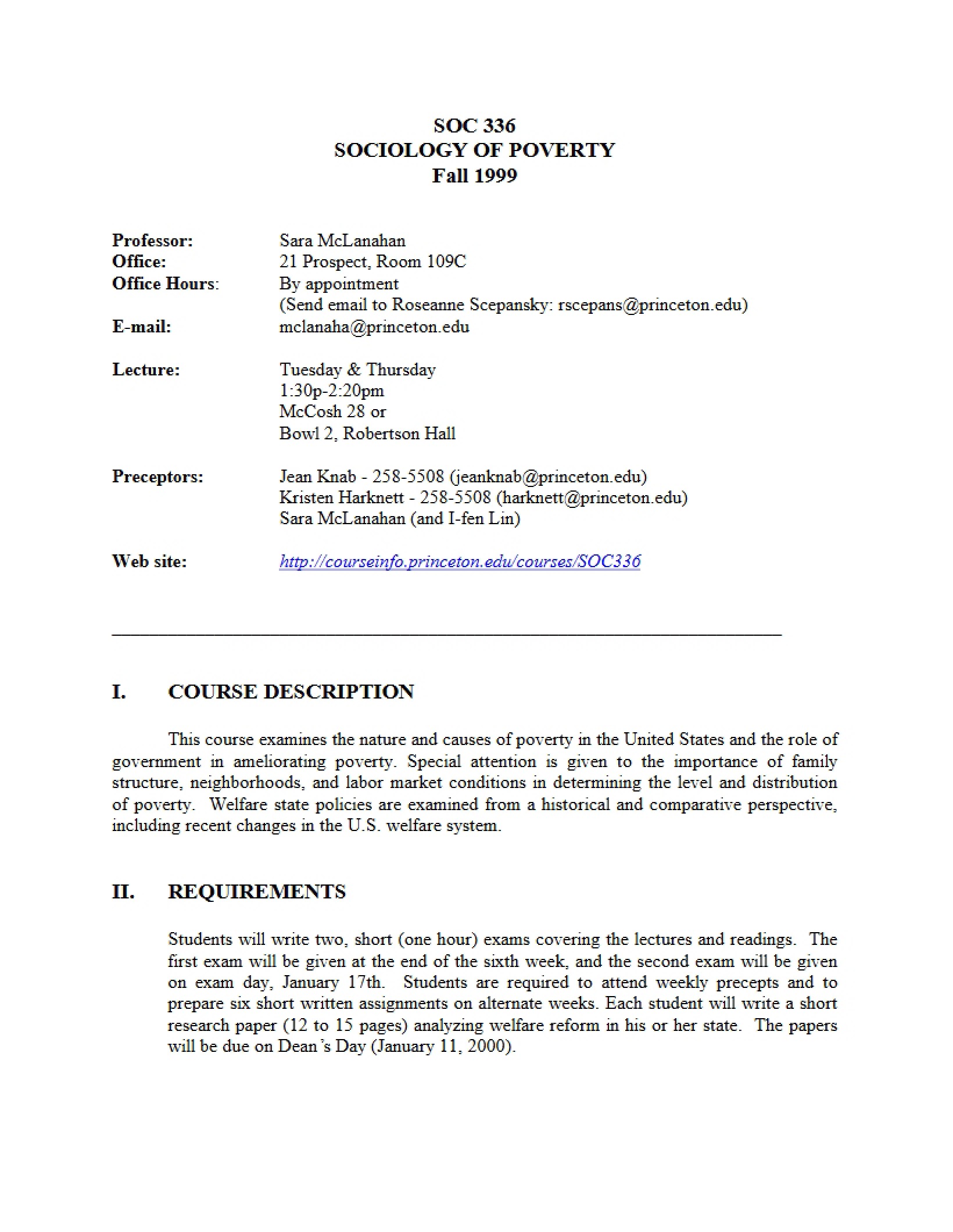 Complex Organizations Sociology Syllabus