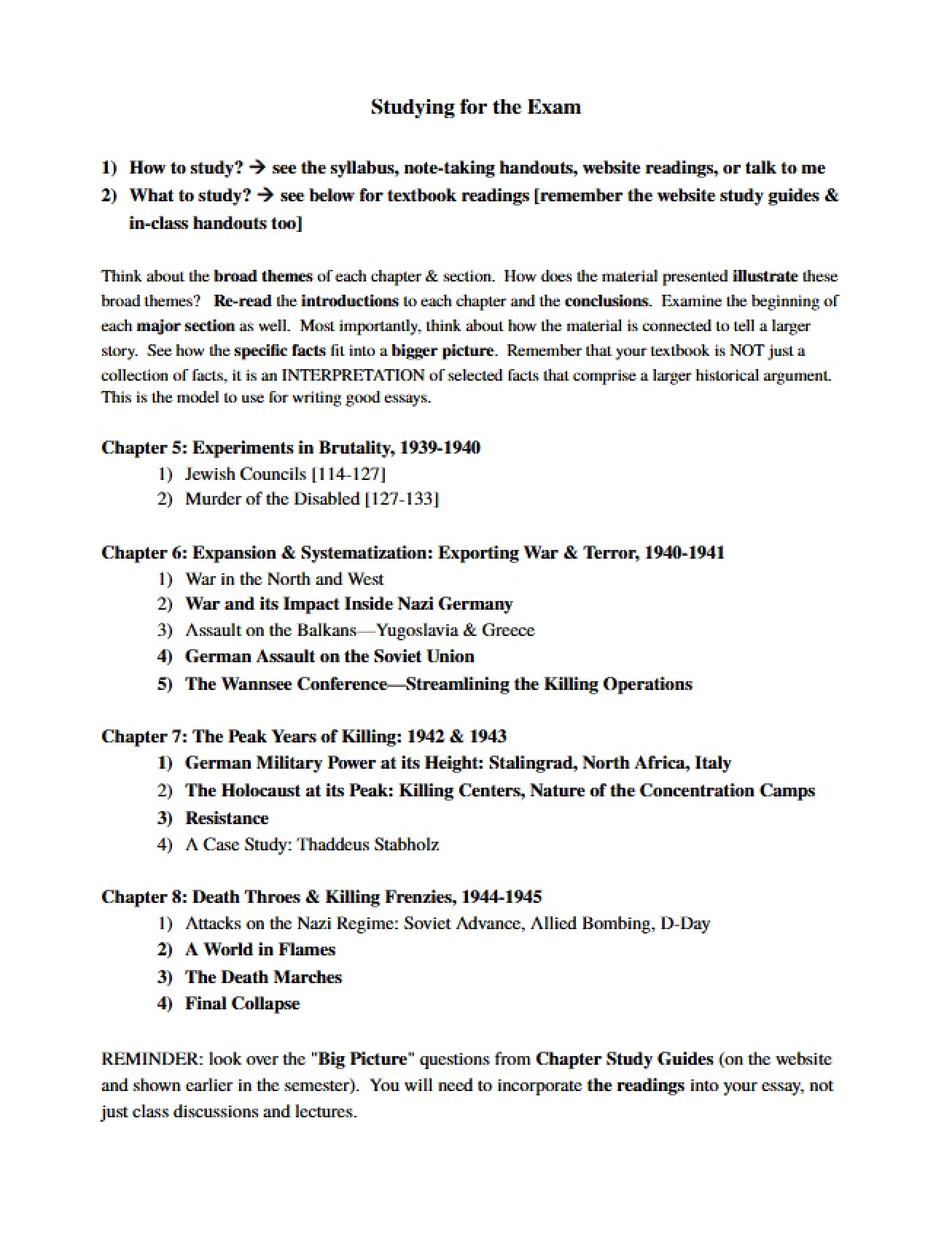 Strategies for Effective Exam Preparation