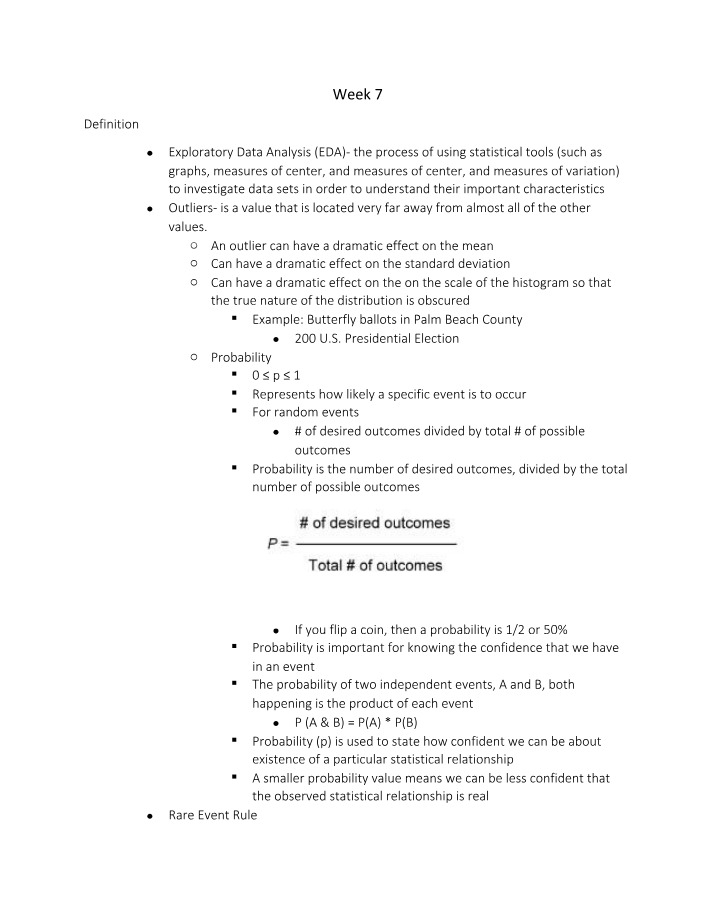 Week 7 Class Notes