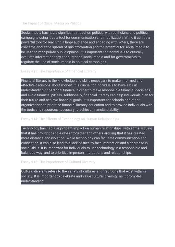 Health 123 - Culture Notes