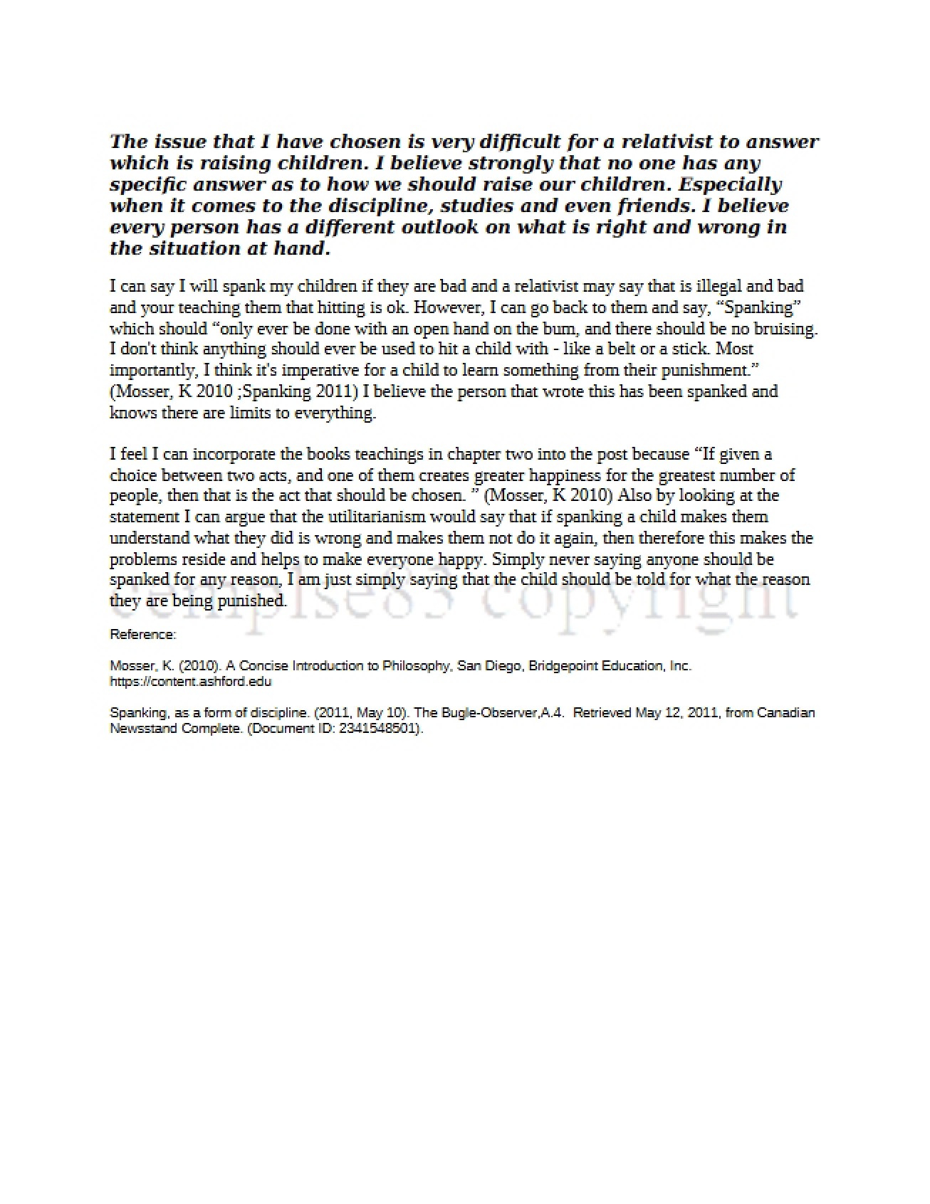 Legal Ethics Task