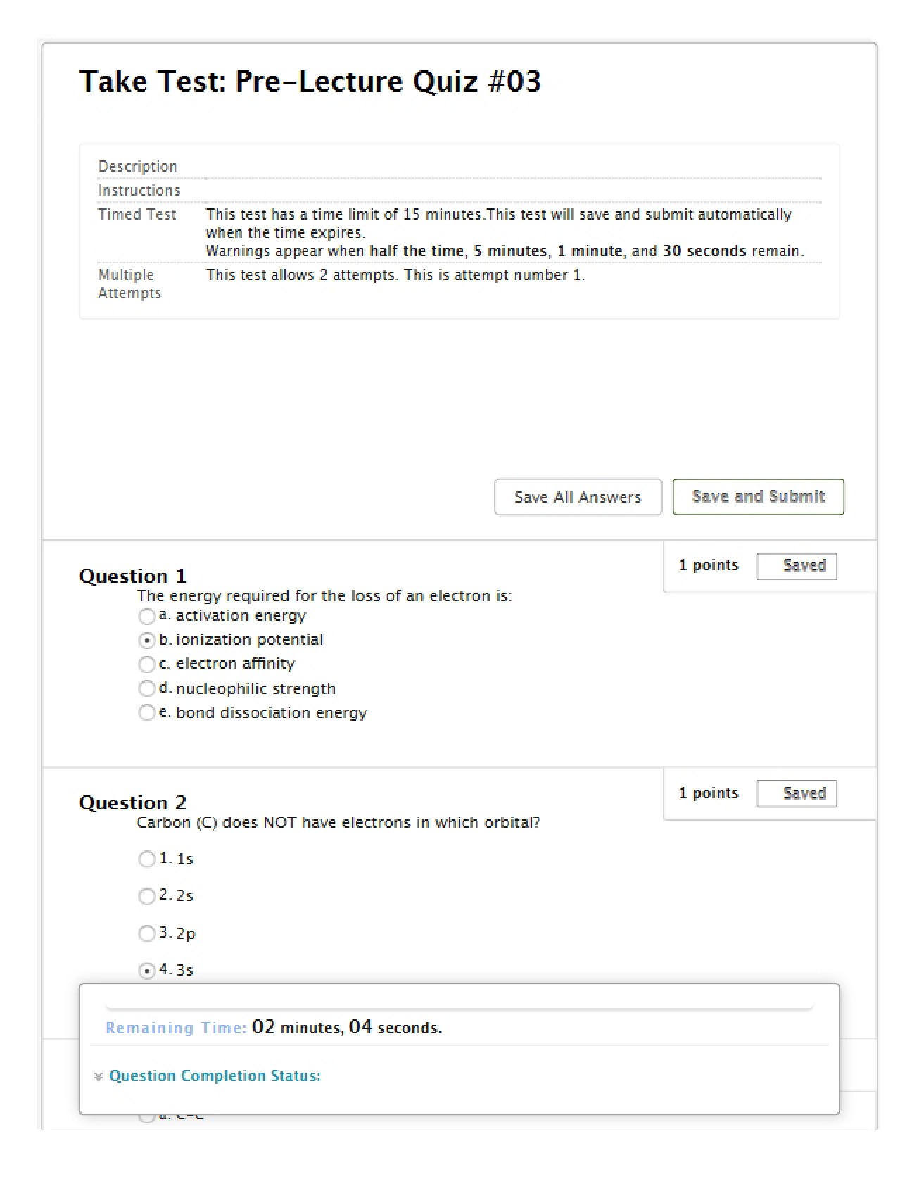 Pre-Lecture Quiz #03