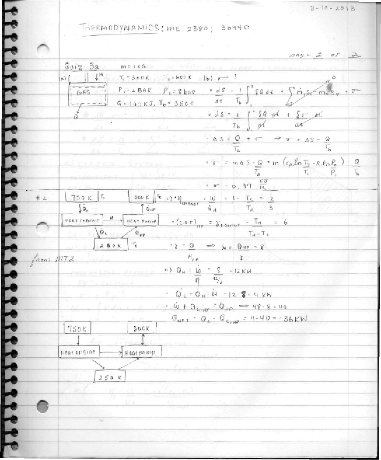Course Notes Thermodynamics