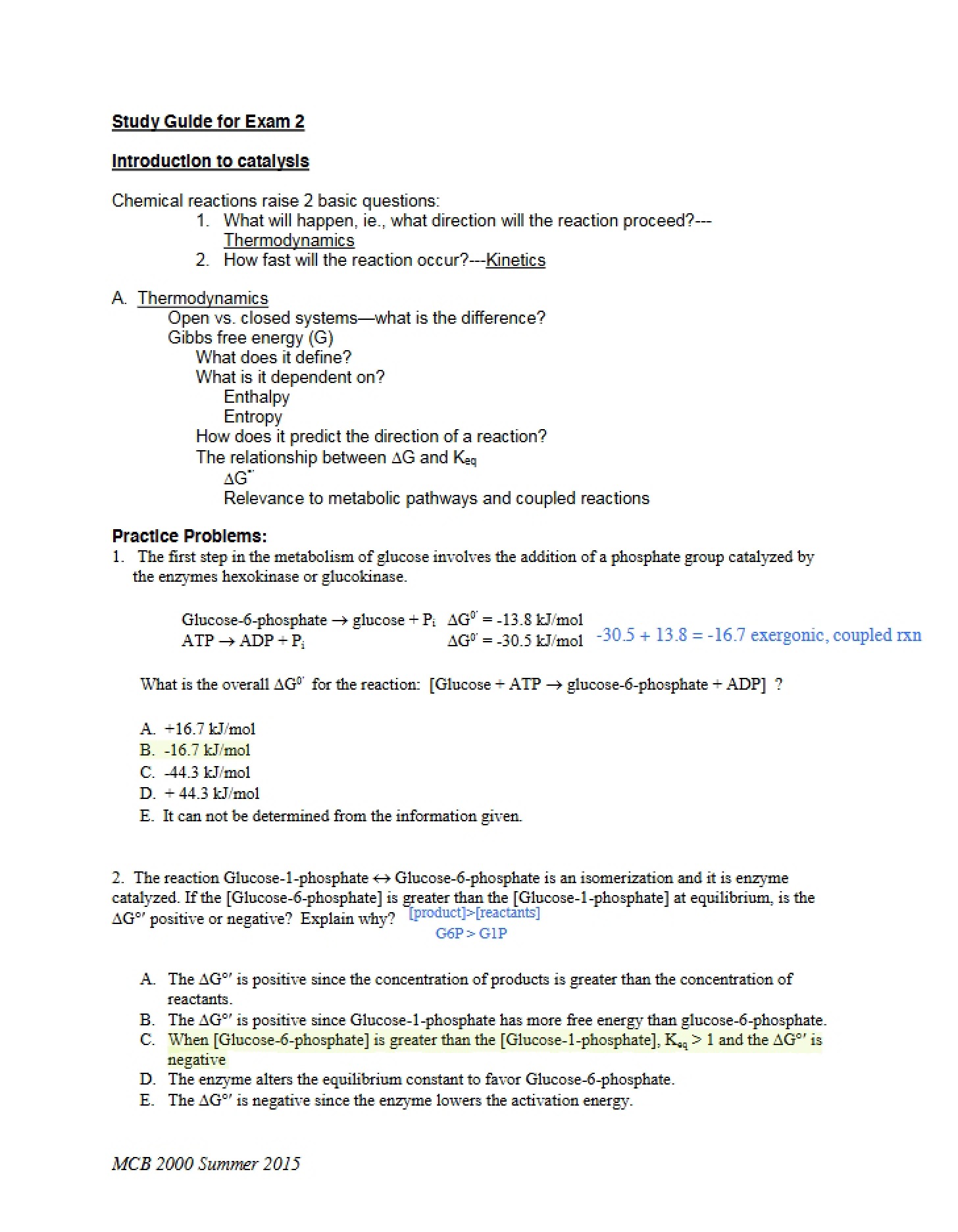 Exam 2 Study Guide