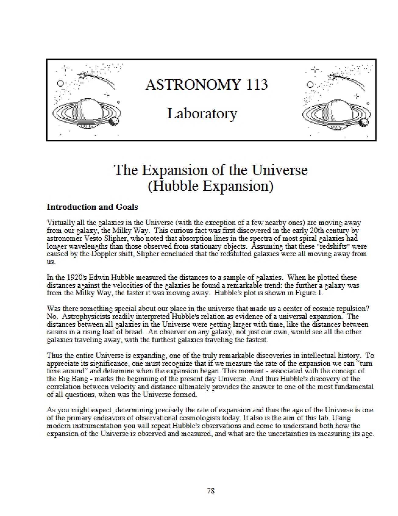 Hubble and Universal Expansion