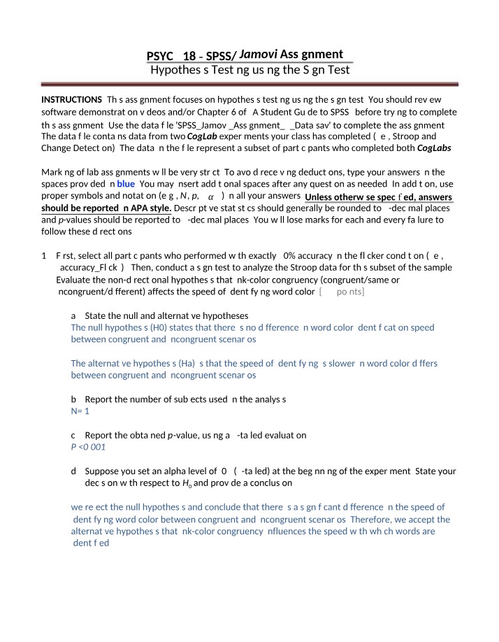 2023 SPSS Assignment 4
