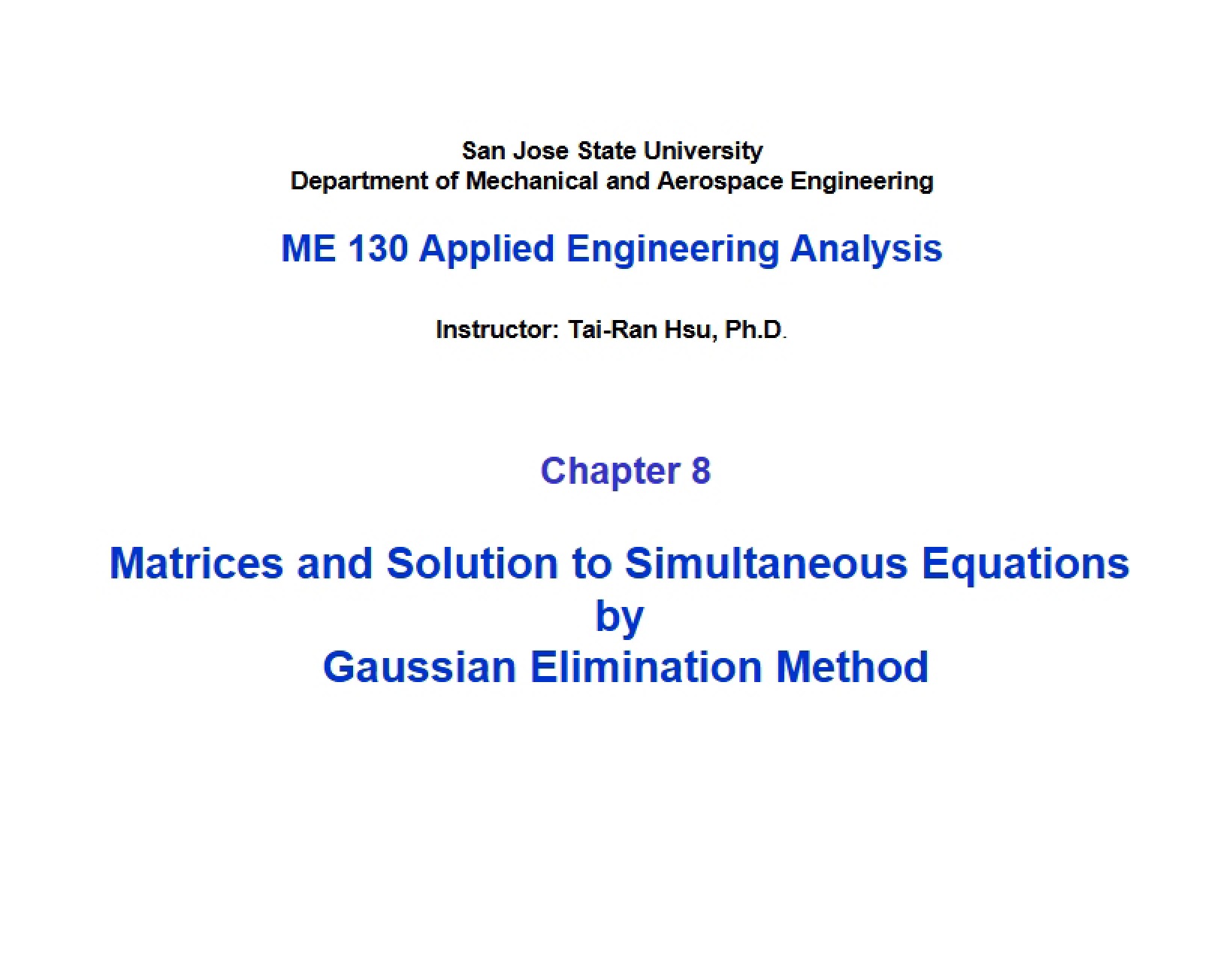 Matrix Analysis