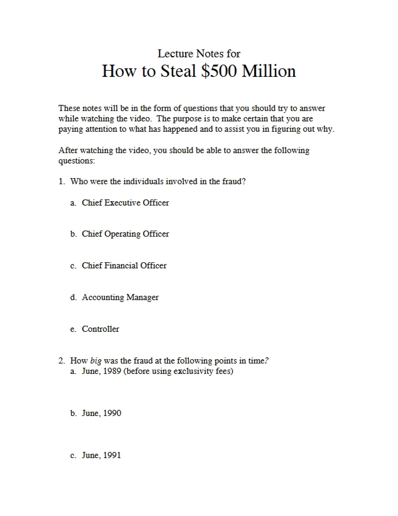 Accounting Info Systems Lectures