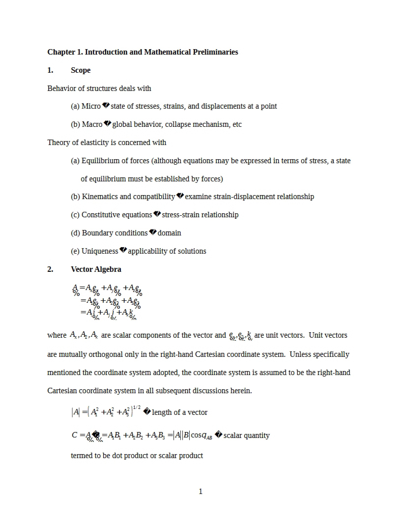 Mathematical Preliminaries and Introduction