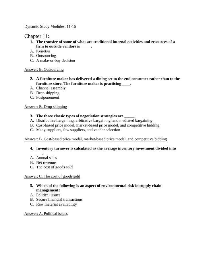 DSM Exam 3