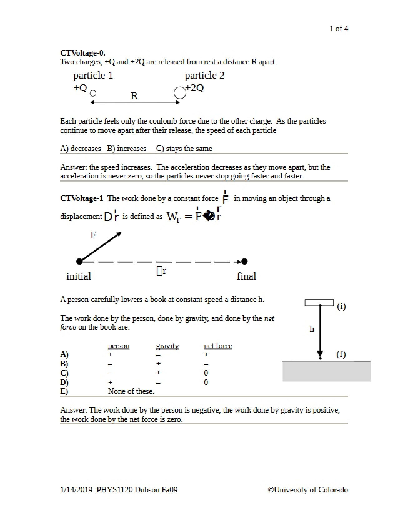 Answers to Voltage Concept Test