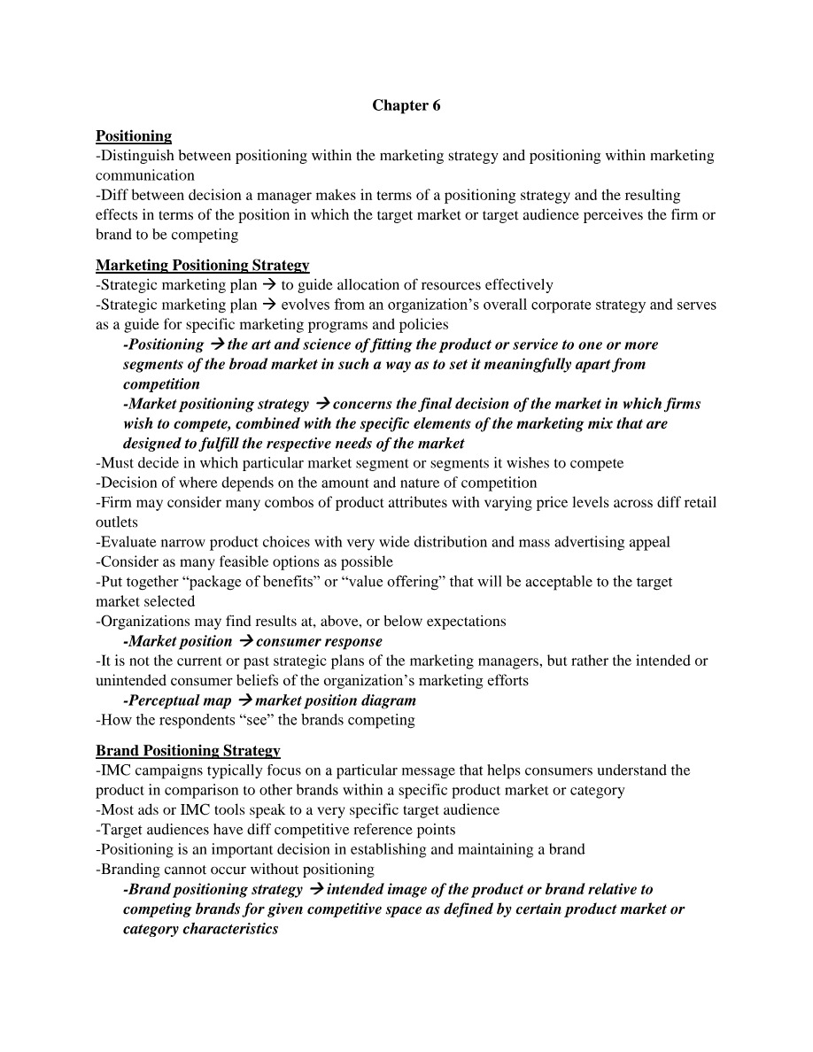 Positioning - Chapter 6