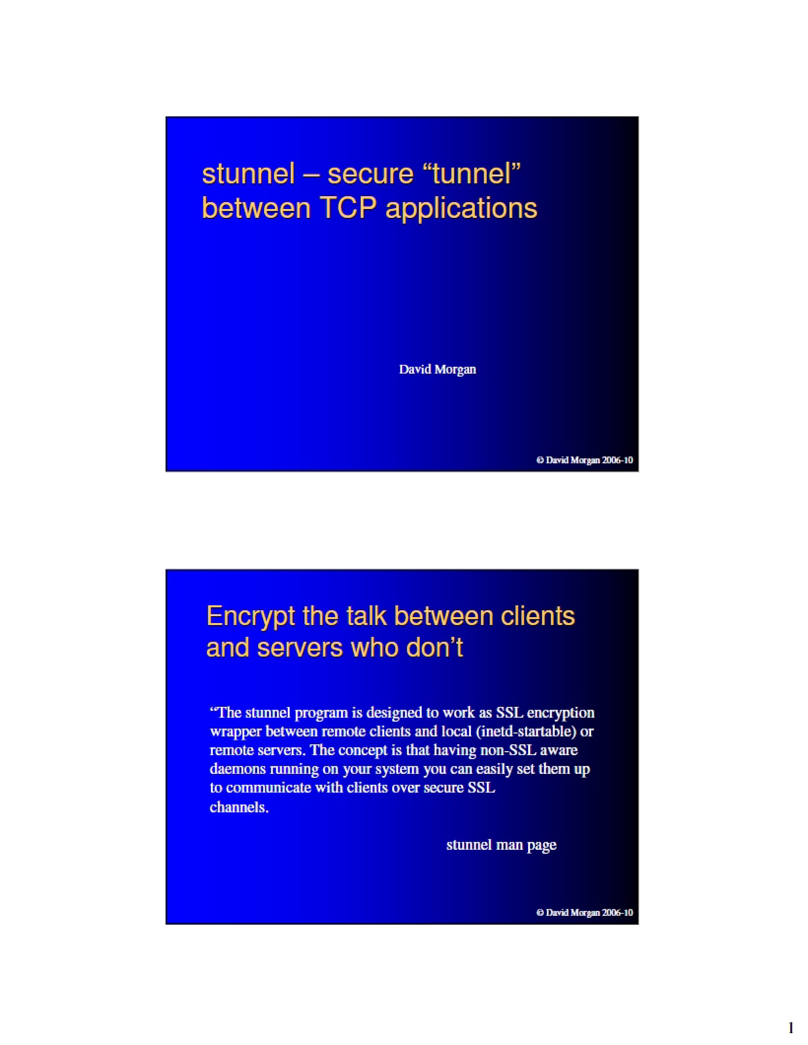 Secure TCP Tunneling with Stunnel