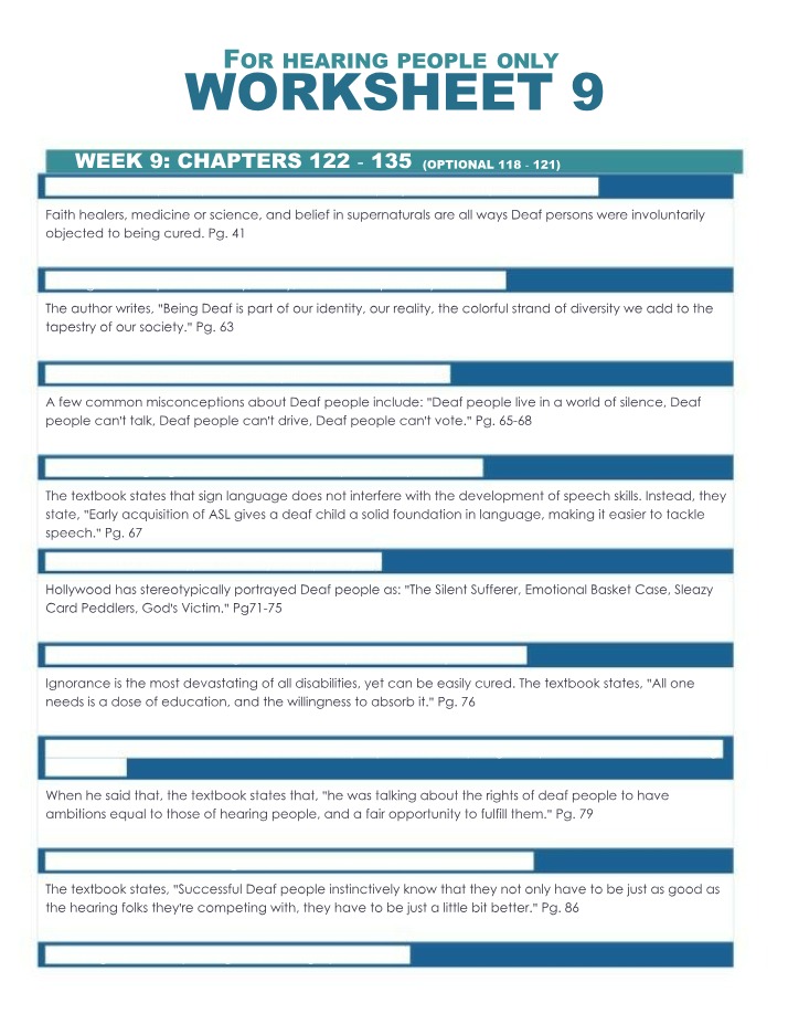 ASL 3323 - Worksheet 9 (Copy 2)