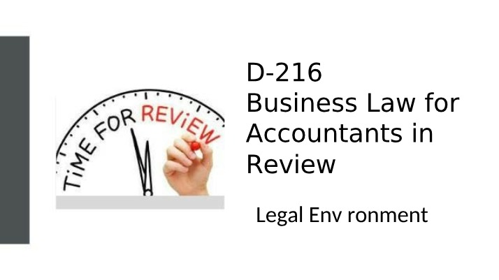 Understanding Law and Ethics in the Business Environment