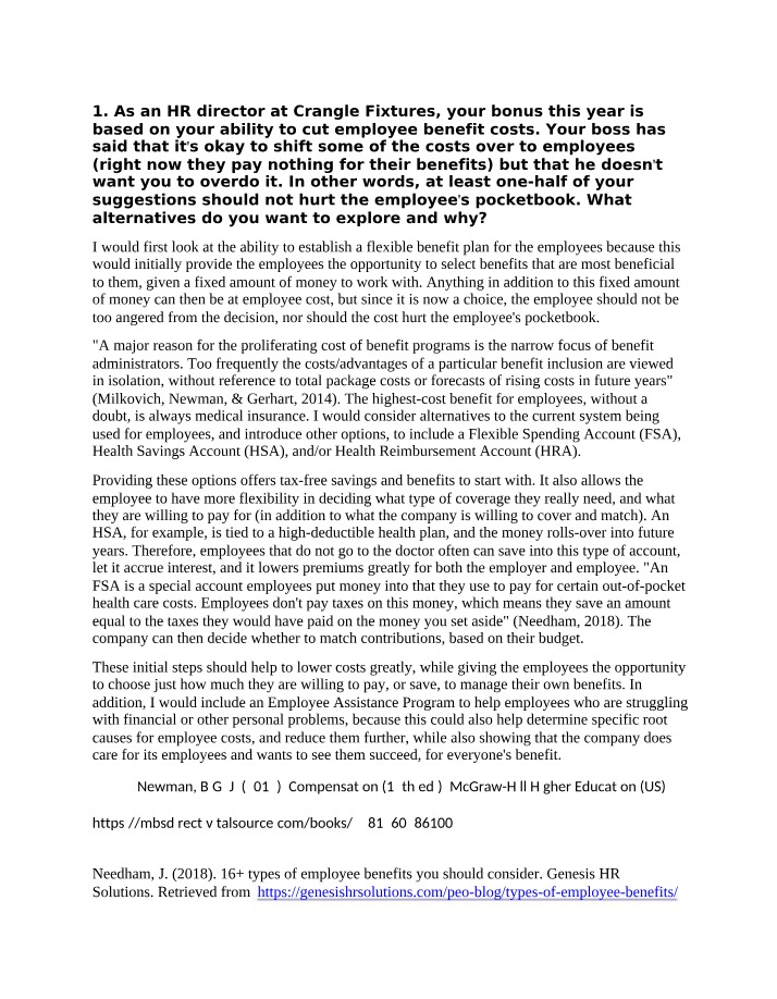 MBA515 Discussion 5