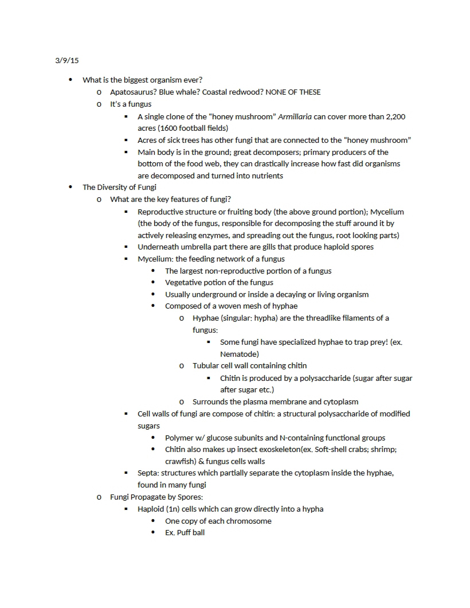 Bio 1202 Notes 3