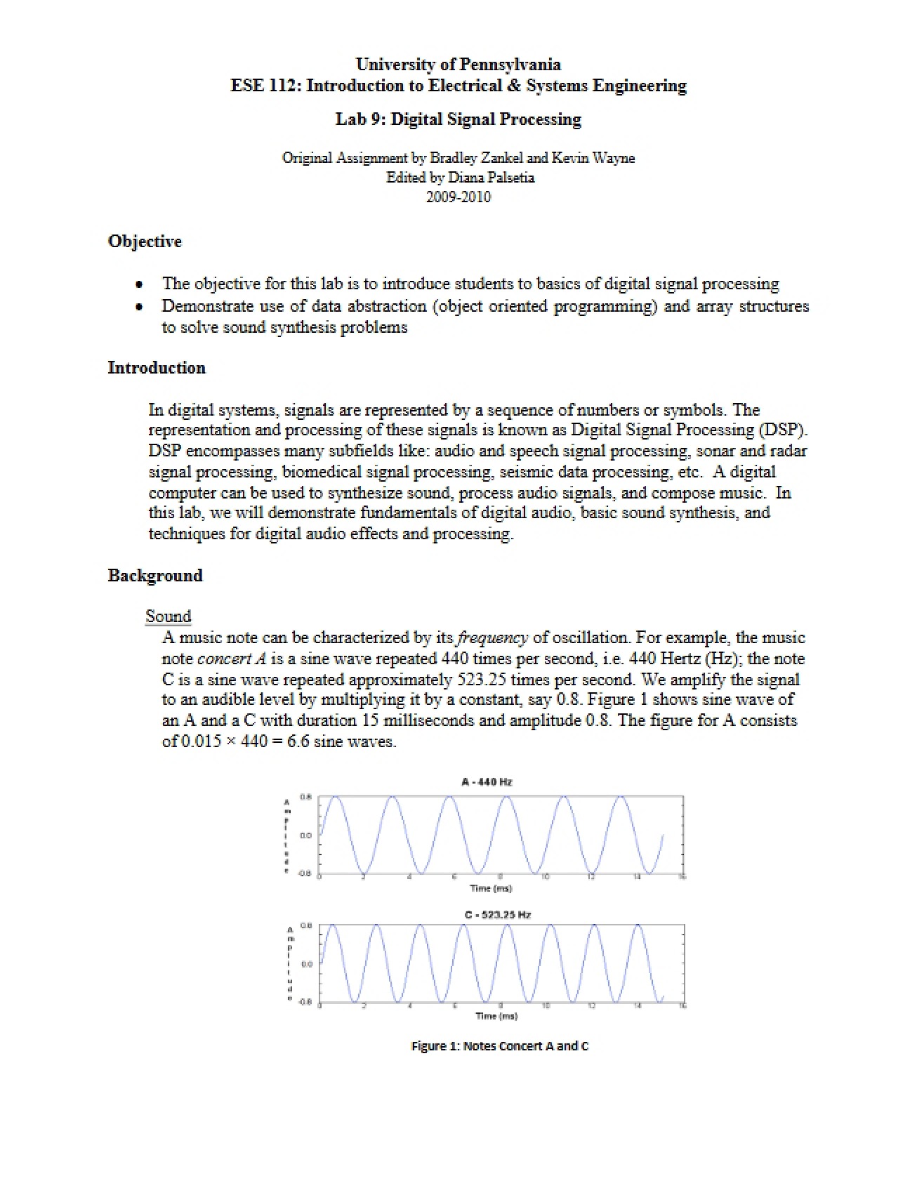 Processing Digital Signals