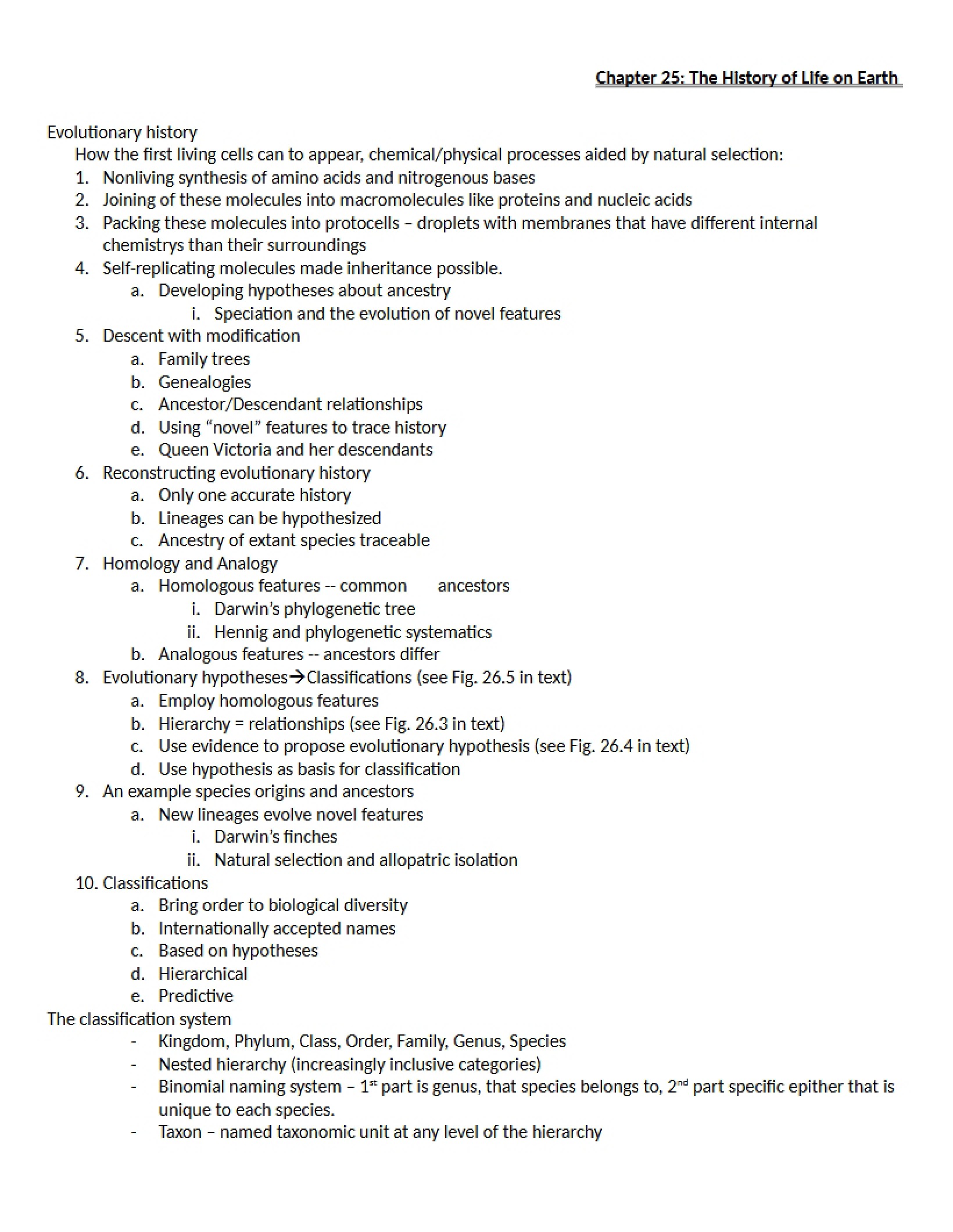 Chapter Twenty-Five Overview