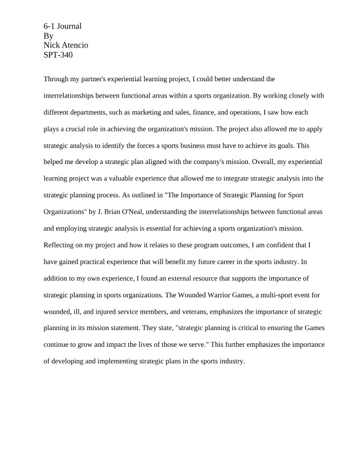 6-1 Journal Entry First Draft