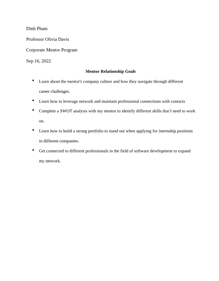 Mentor Relationship Goals Revised