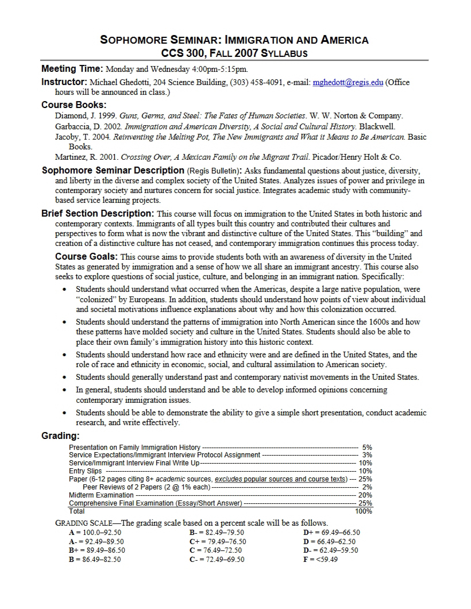 World Religious Traditions Syllabus