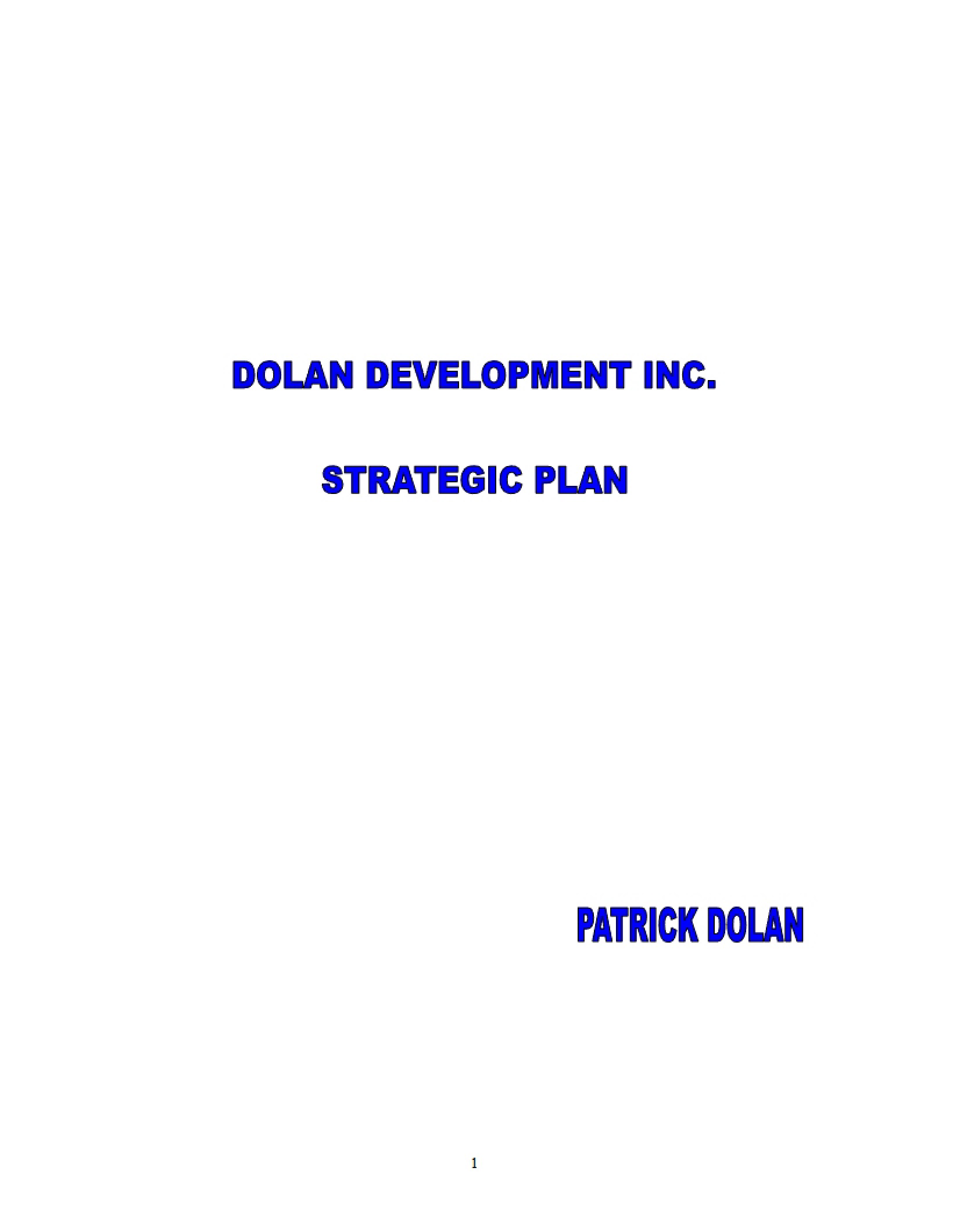Case Study Dolan Development Inc.