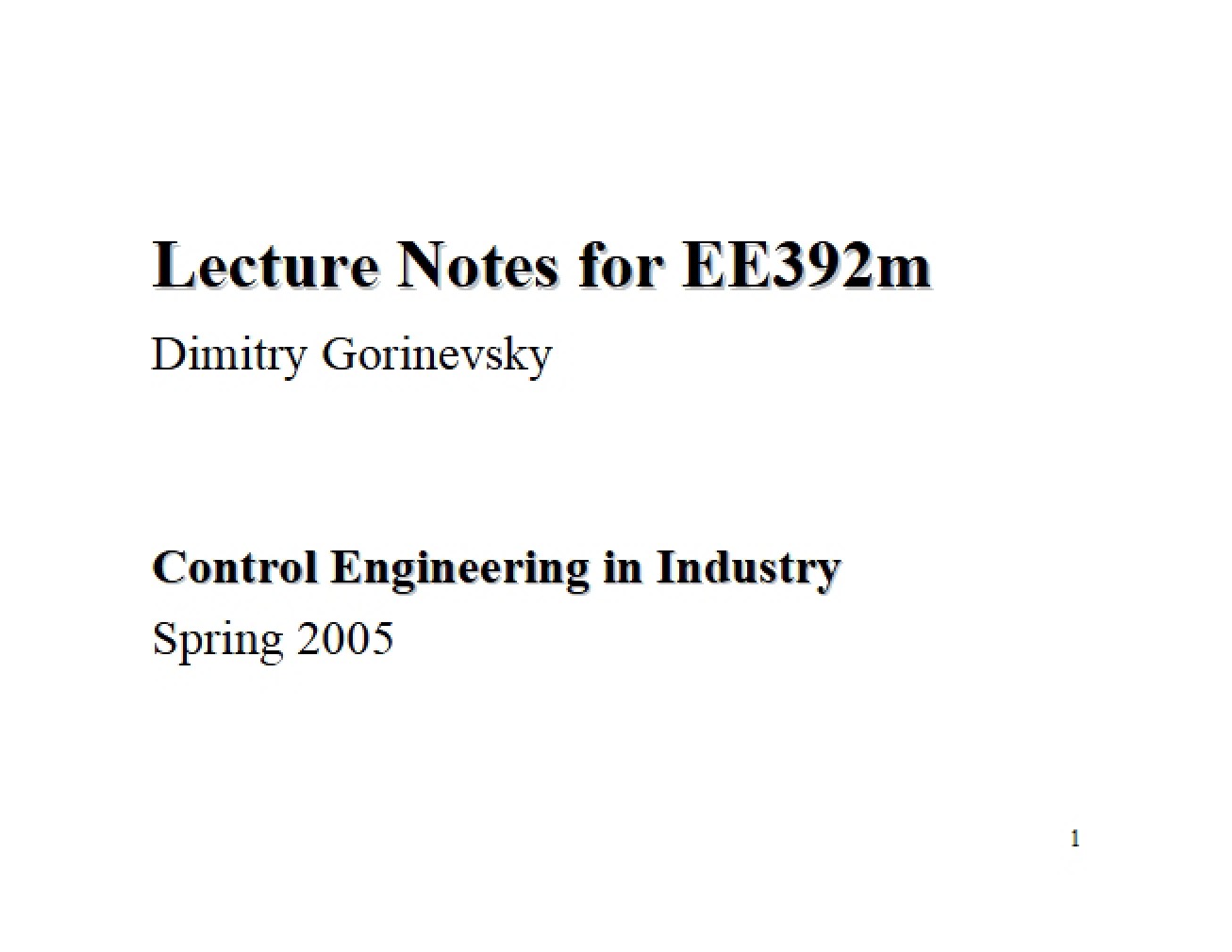 Introduction to Control Engineering