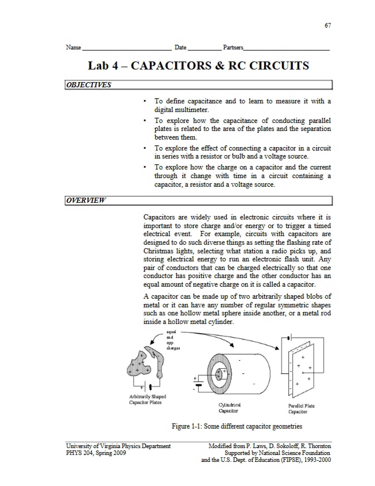 RC Circuits and Capacitors