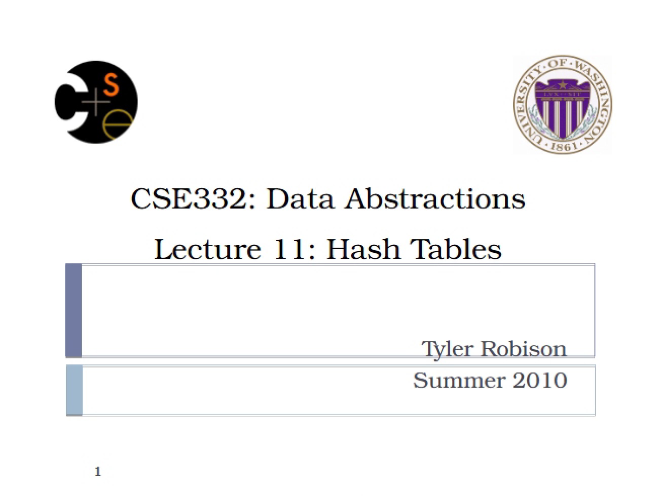 Notes from Lecture