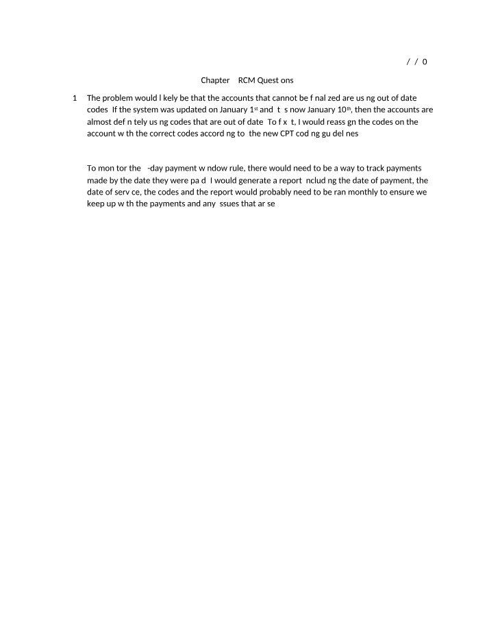 Chapter 5 RCM Questions Part 2