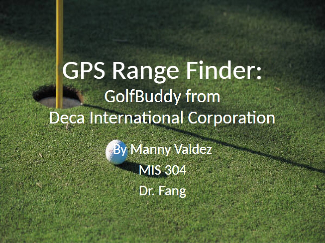 Range Finder using GPS