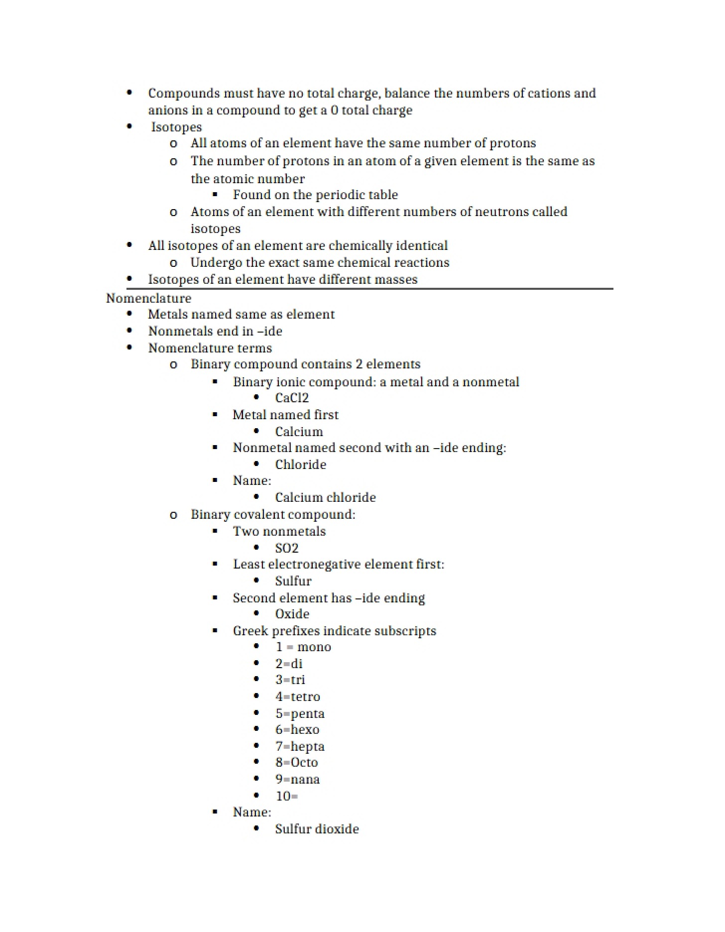 Class Summary