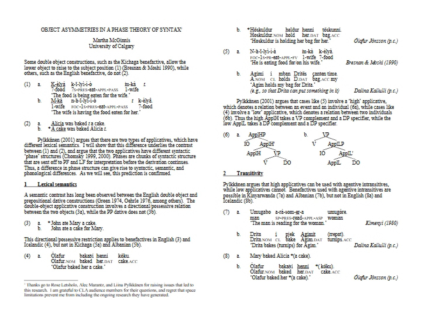 Notes on Study Topics