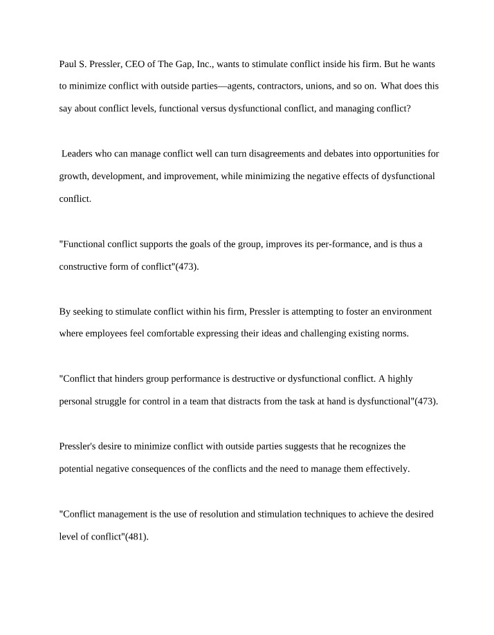 Managing Conflict - Keys to Growth and Performance
