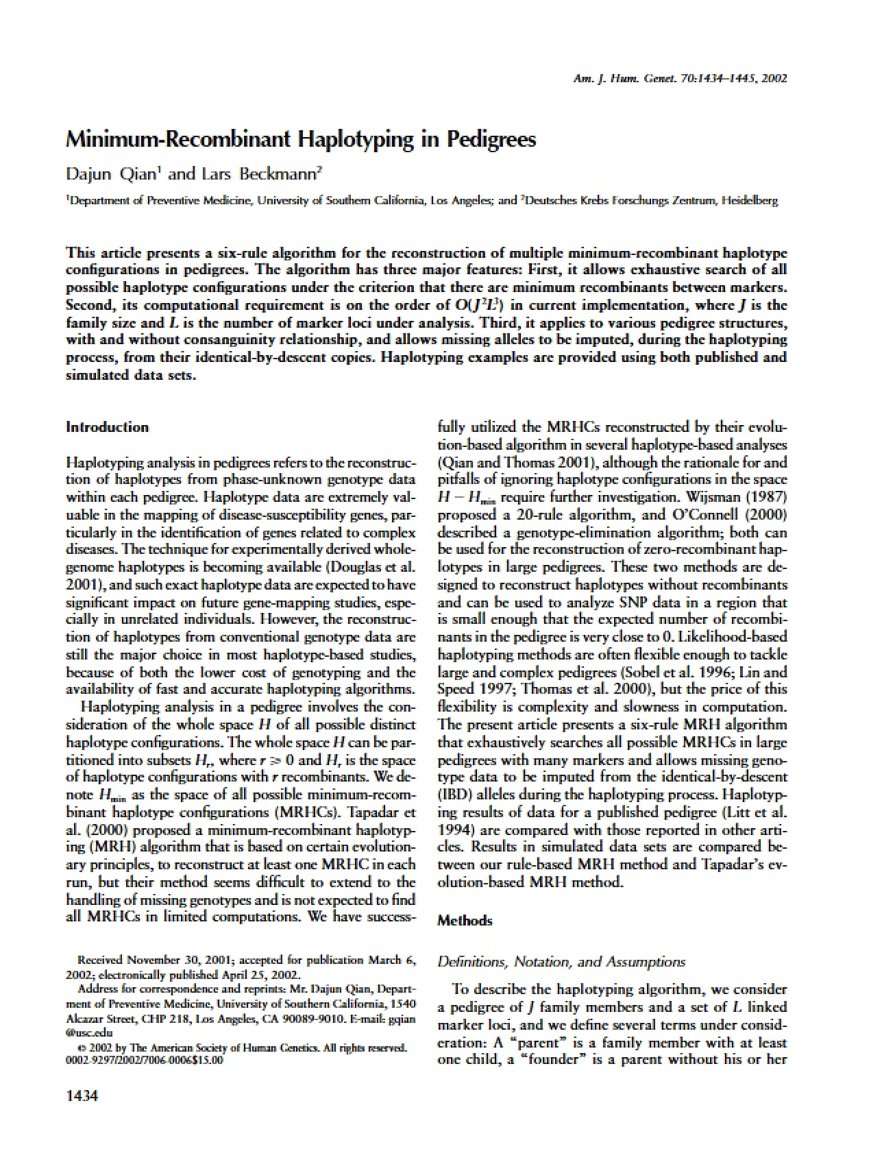Algorithms in Biology Study Notes (Set 2)