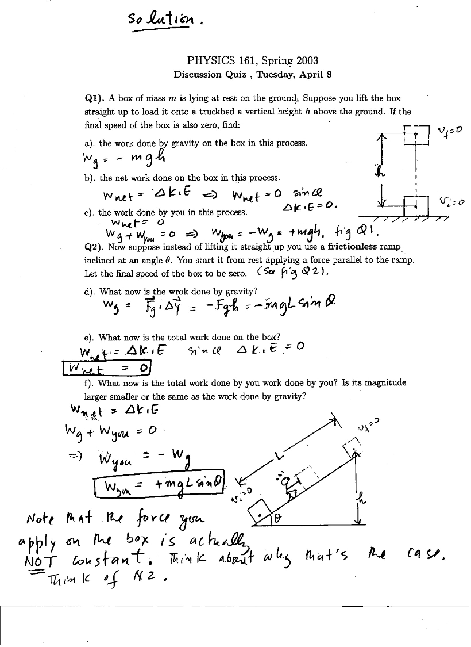 Quiz Discussion