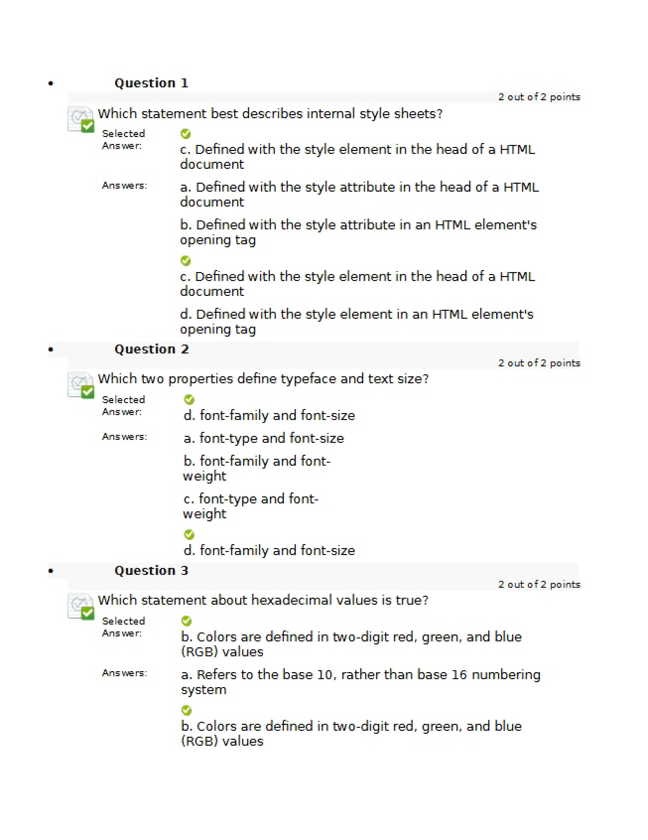Fourth Chapter Homework