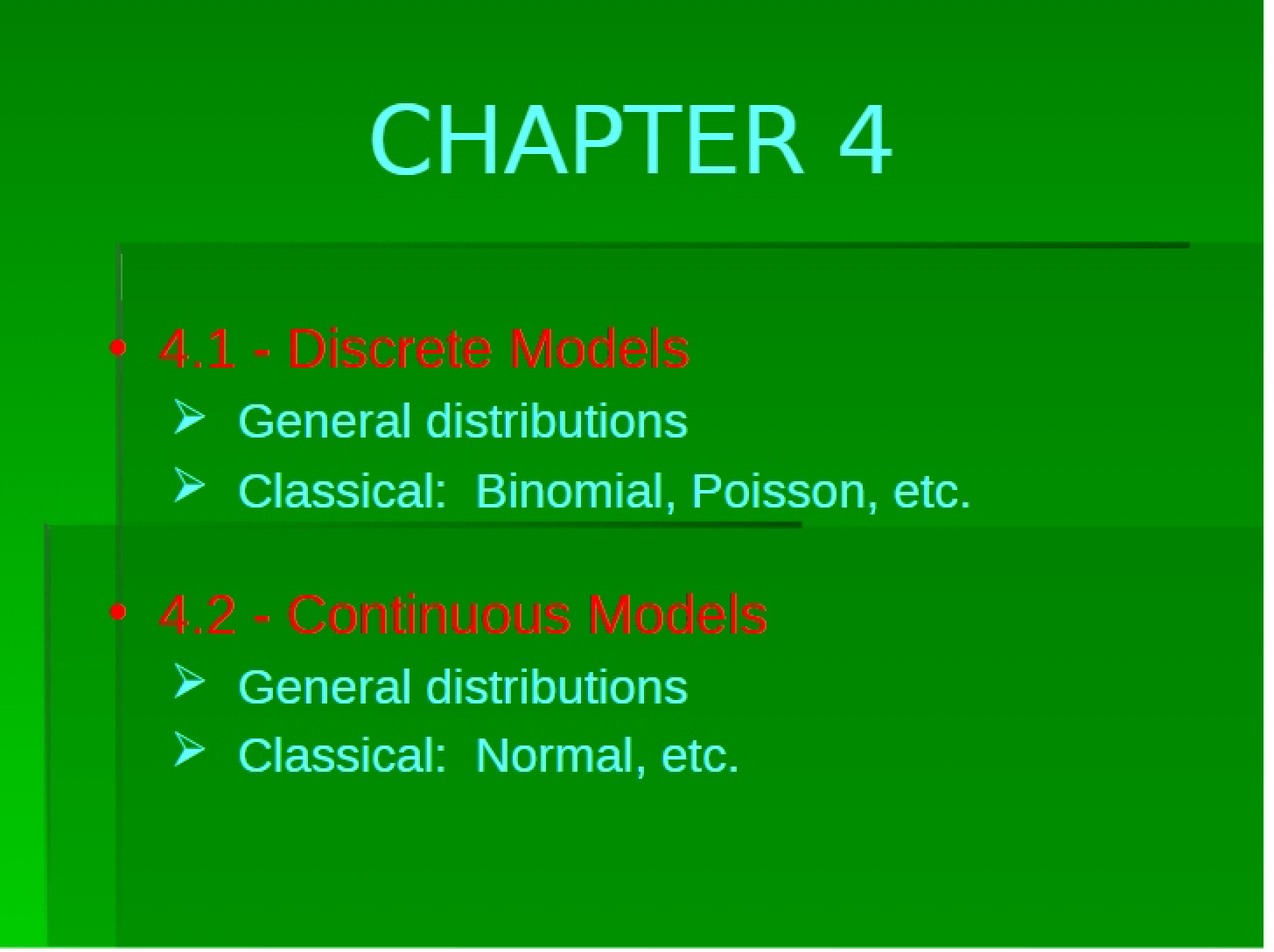 General Discrete Concepts (4.1a)