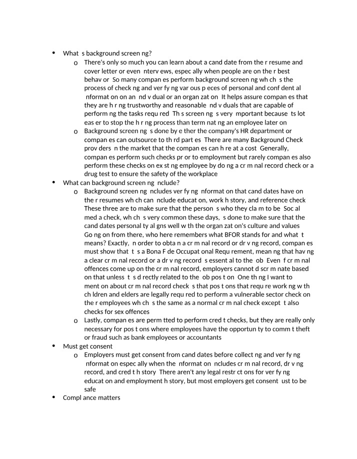 The Importance and Process of Background Screening