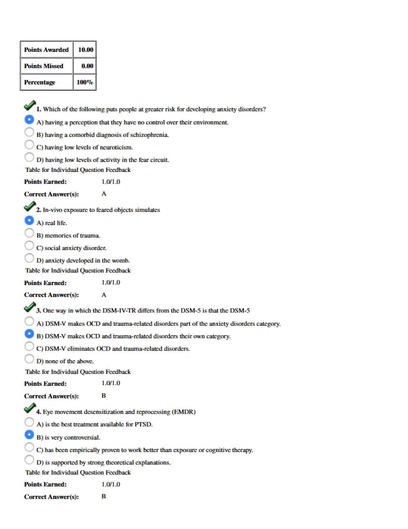 Lesson 5 Chapters 6 and 7 (Abnormal Psych)
