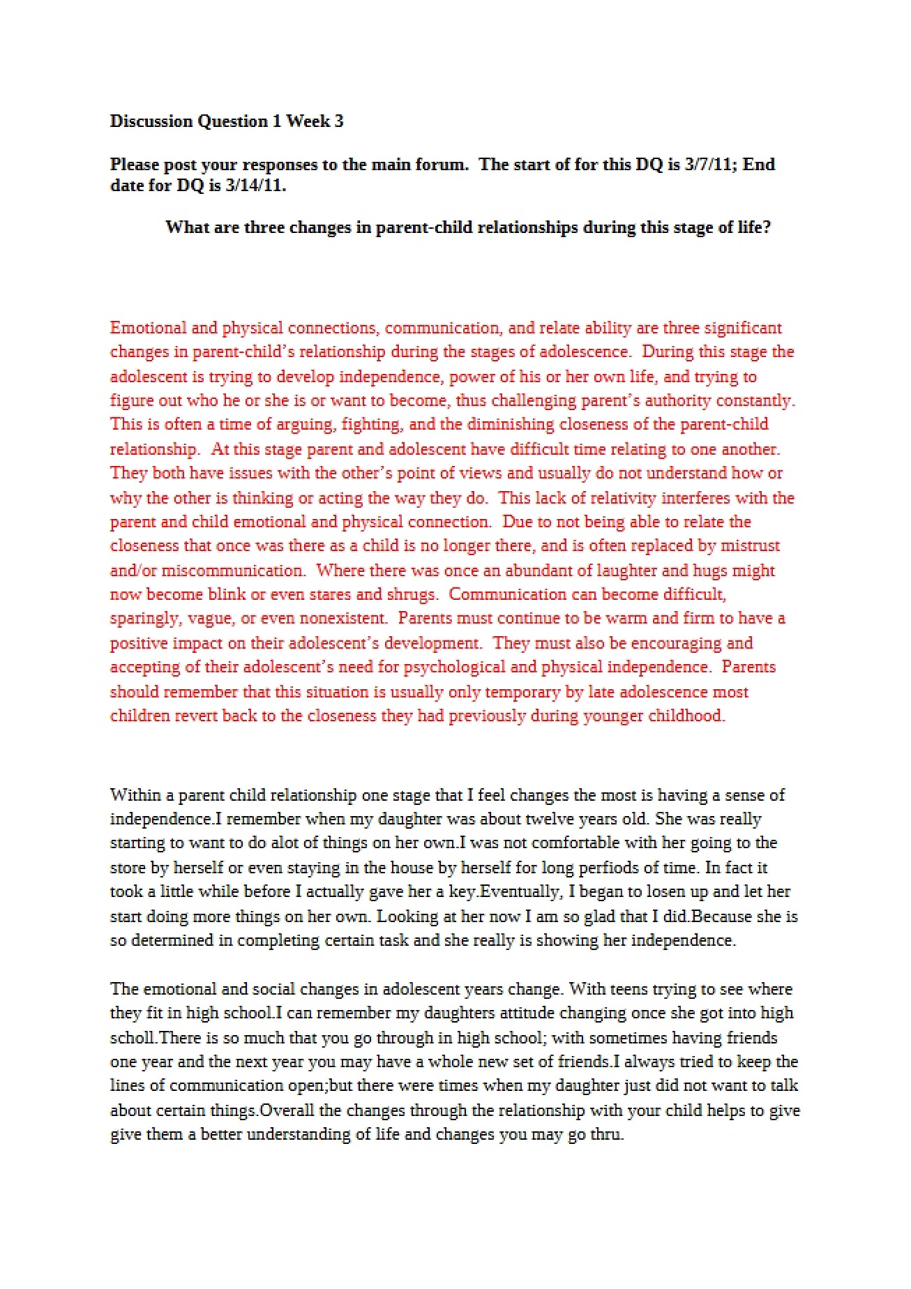 Discussion Question 1 for Week 3