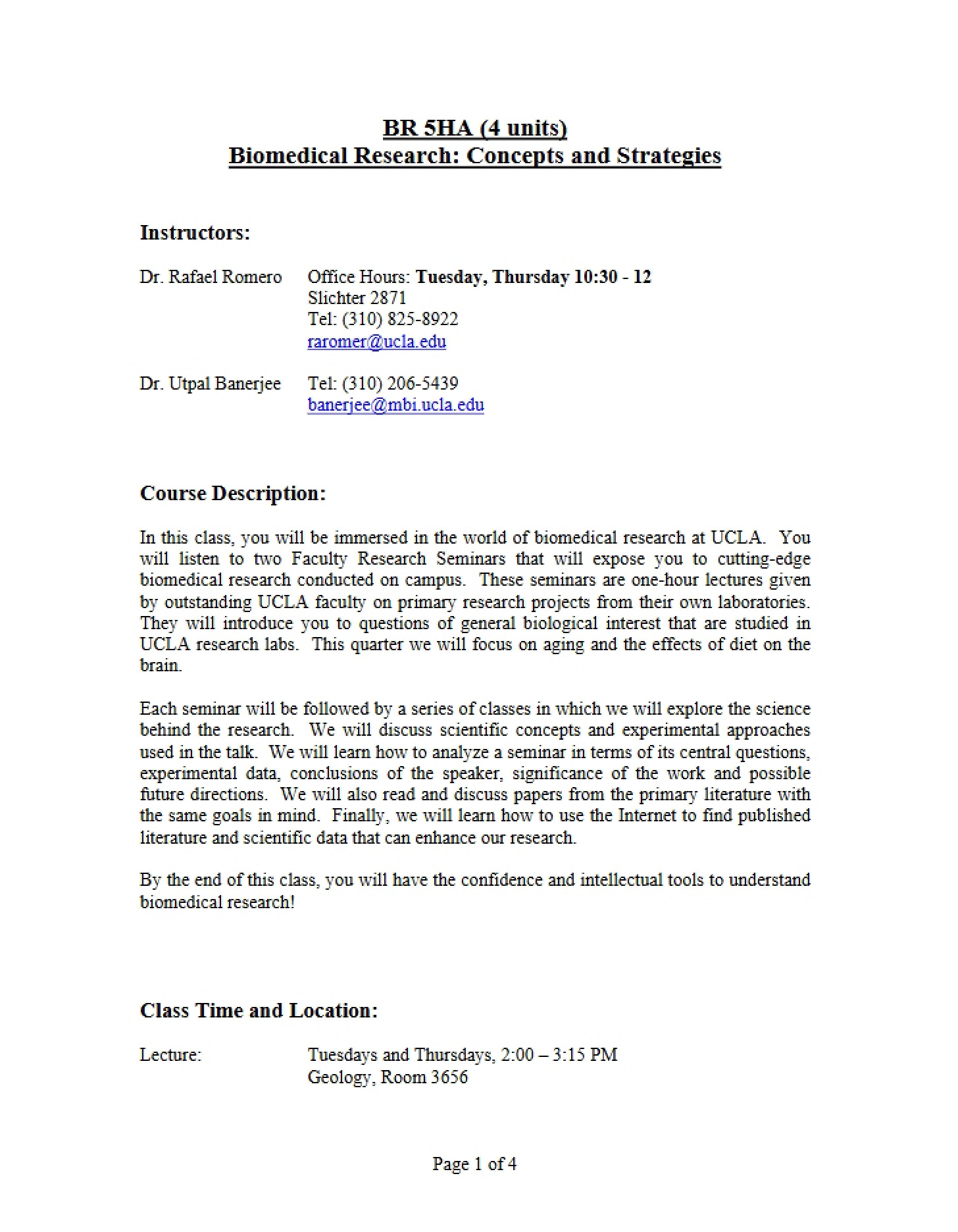 Syllabus BMDRES 5HA (Fall 08)