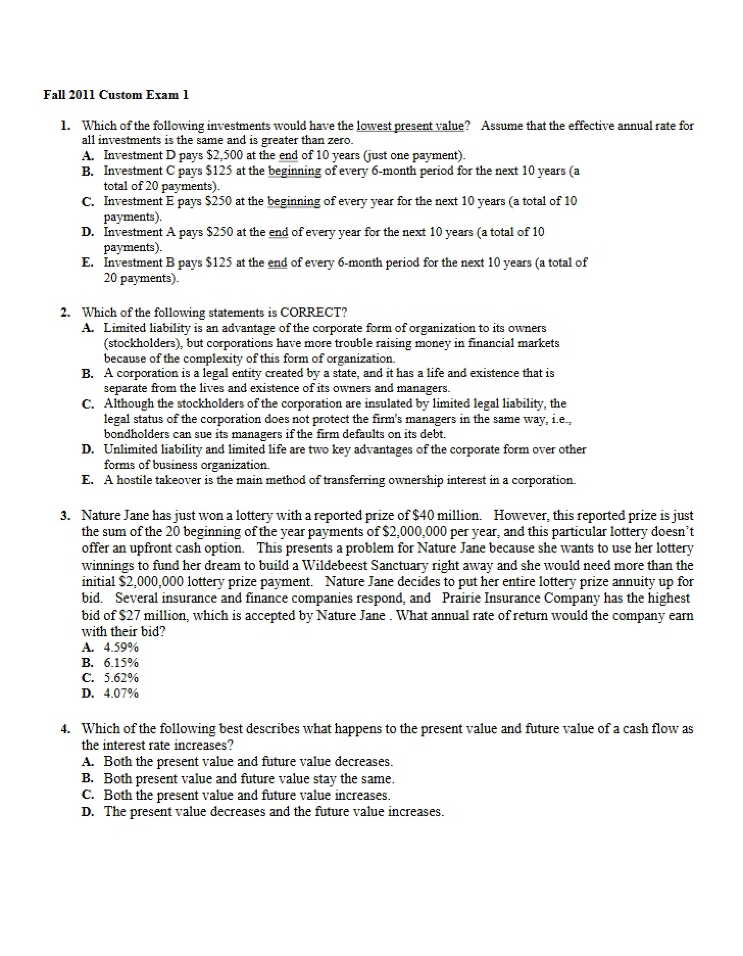 Exam 1 (Custom FA11)