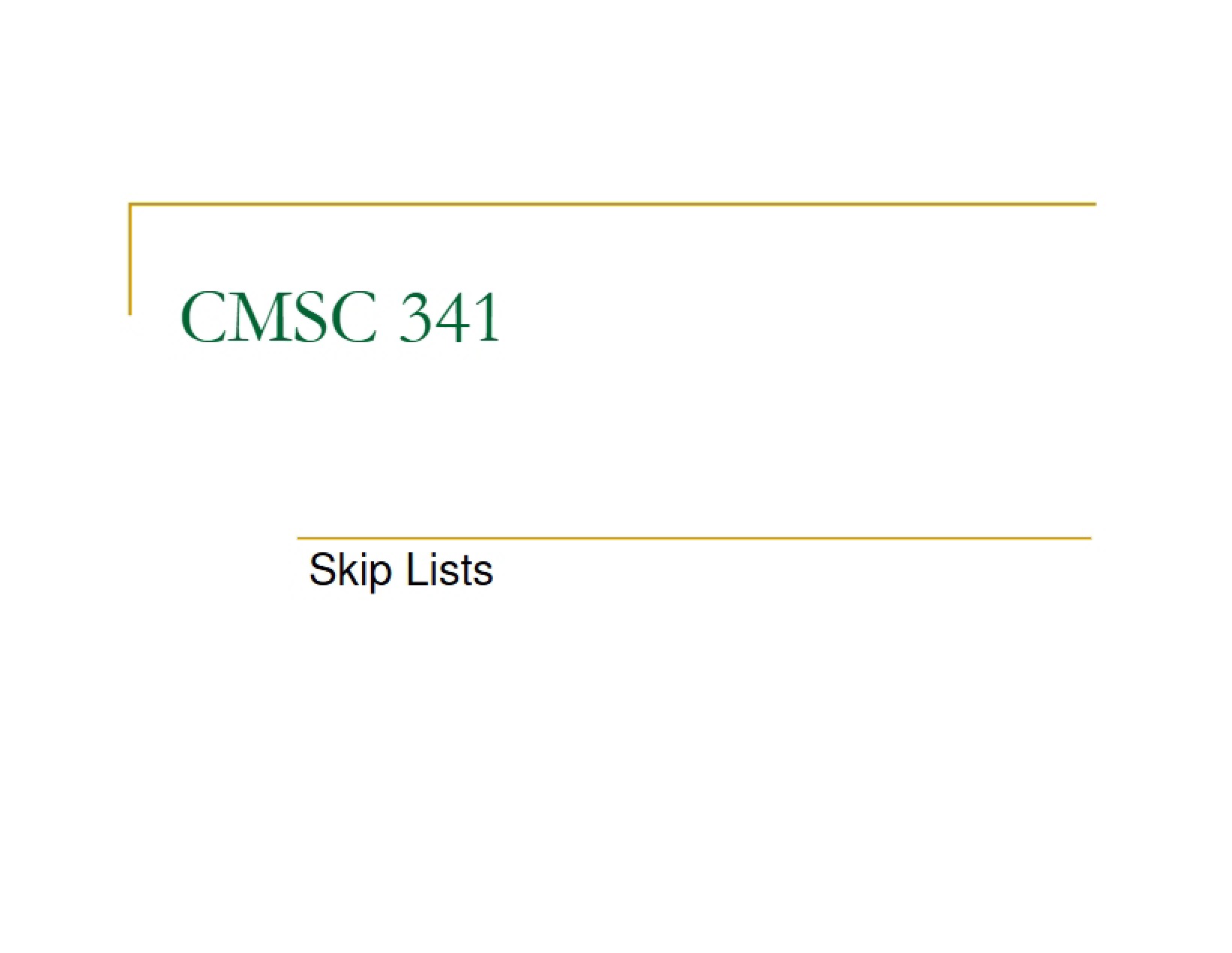 Lists Skip