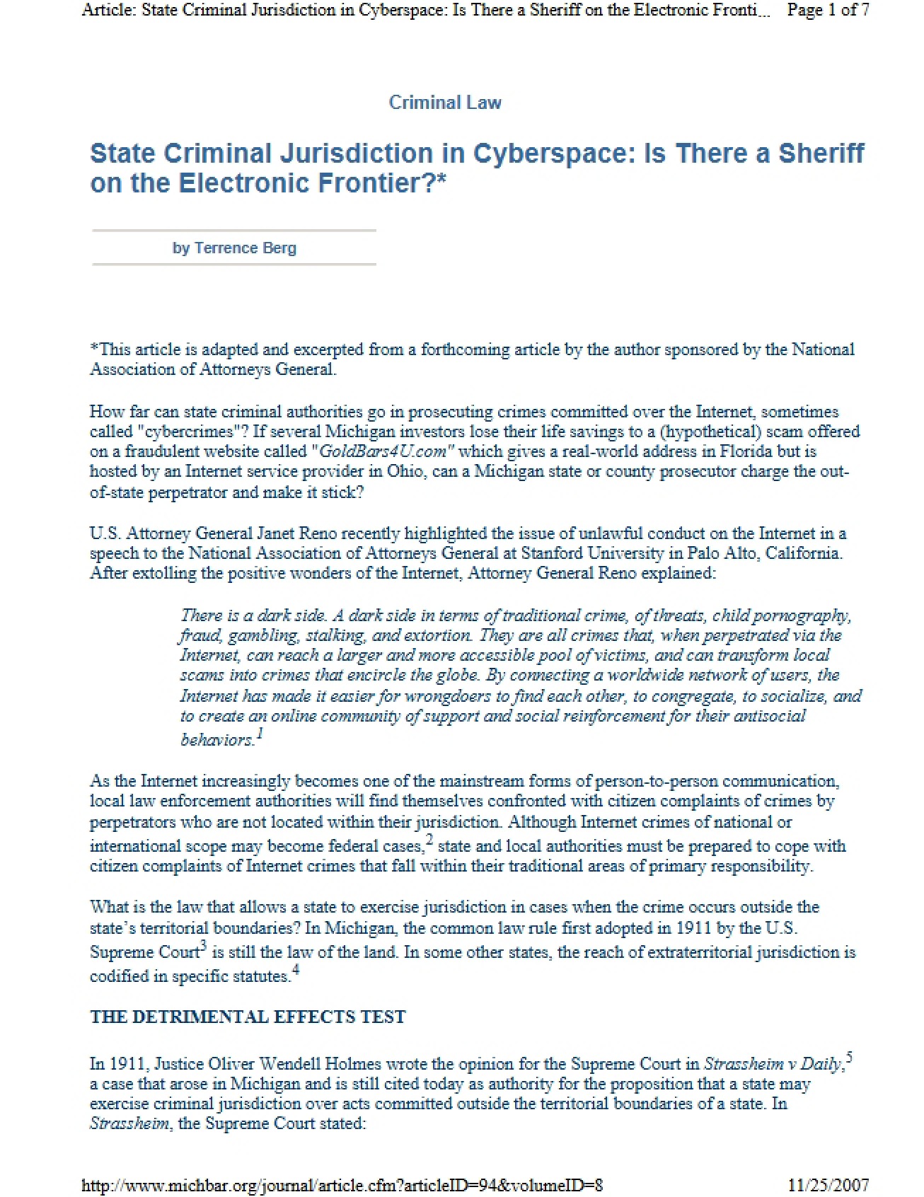 Cyber Sheriff State Criminal Jurisdiction
