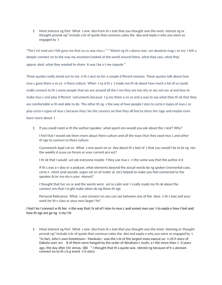 Final Journals - Unit 7